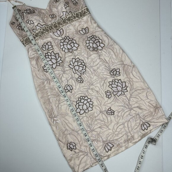 Sue Wong Nocturne Women's NWT Pink Beaded Embroidered‎ Floral Formal Dress 6/C36 - Picture 15 of 17